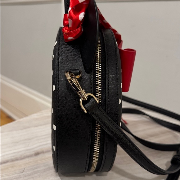 Kate Spade Minnie Mouse Disney X Red Black Crossbody - Picture 8 of 17